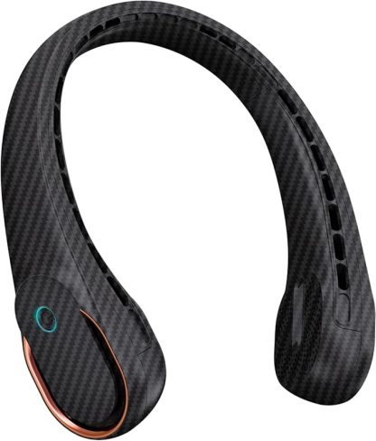 ネックファン ポータブルパーソナルファン 強風 5200mAh 風量 360° クーリング 髪の巻き込みなし 両側風量 滑り止め クイック充電 長時間使用可能 父 お父さん 女性へのギフト