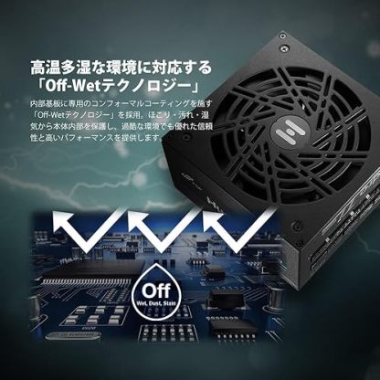 FSP FSP 80PLUS TITANIUM certified ATX3.0 standard PCIe 5.0 compatible full modular Hydro Ti PRO series 1000W power supply unit [ HYDRO TI PRO 1000W ].