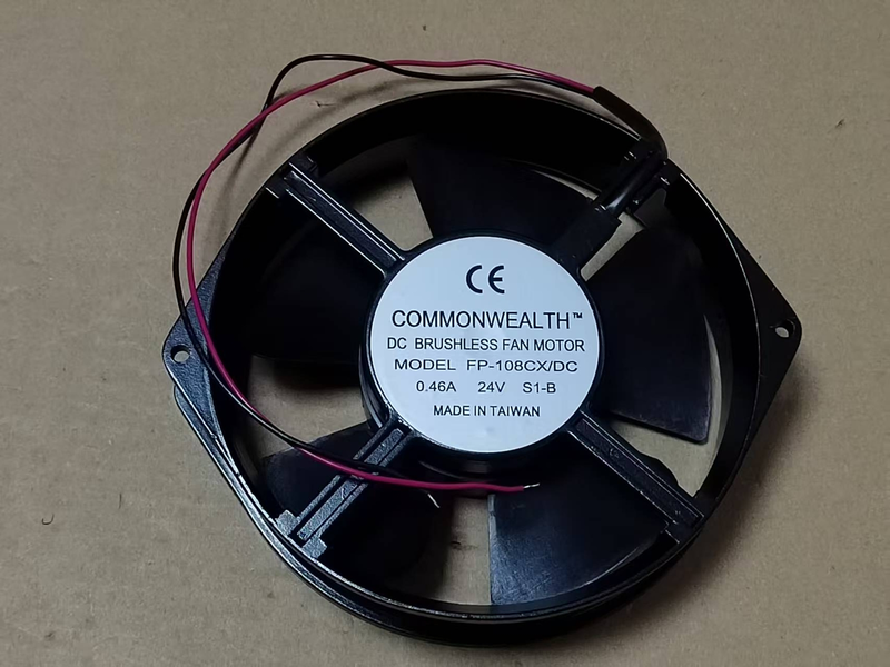COMMONWEALTH FP-108CX/DC-S1-B 楕円形 DC 冷却ファン 24V アルミフレーム 新品 12 ヶ月保証 激安