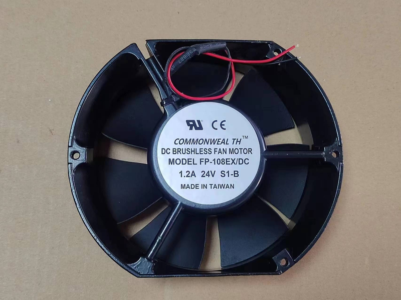 COMMONWEALTH Fan FP-108EX/DC S1-B 冷却ファン DC24V 17215051MM 2 Wire 新品 12 ヶ月保証 激安