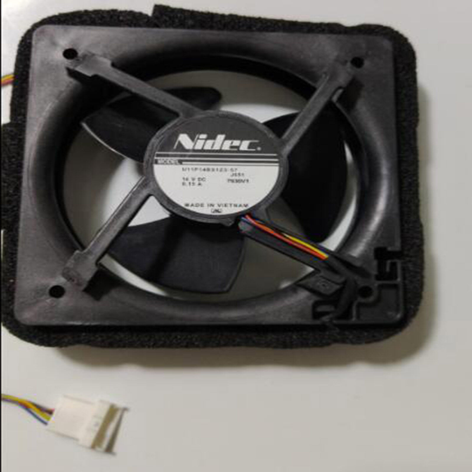 NIDEC U11P14BS1Z3-57 冷蔵庫ファン 14V 0.19A 4 ピン 正規互換品 安価・品質保証・30 日返品【パナソニック冷蔵庫用】
