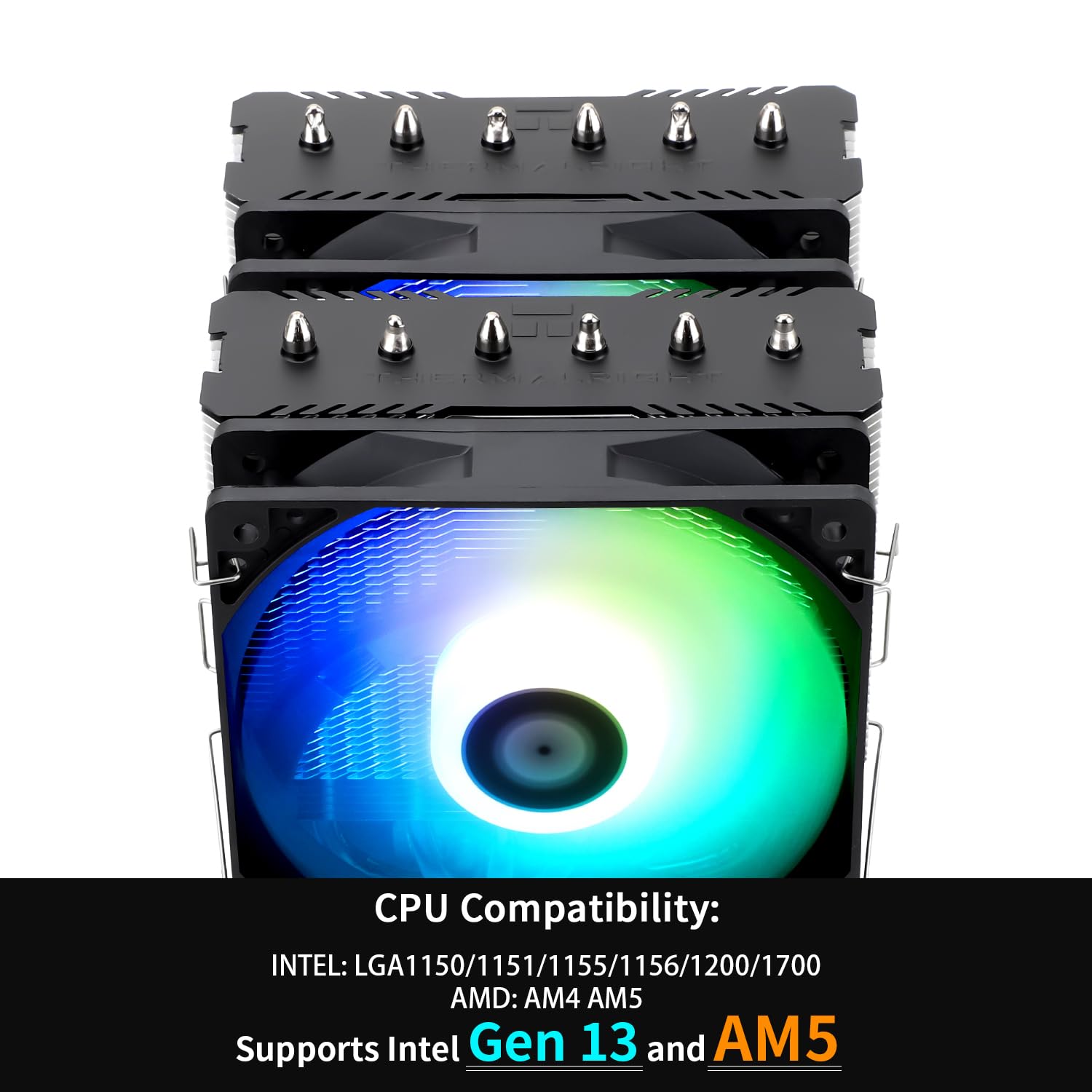 Thermalright PeerlessAssassin120 SE ARGB CPU 空冷クーラー 6 熱管 デュアル 120mm TL-C12C-S PWM ファン AGHP 技術 安価・品質優れ・30 日無理由返品