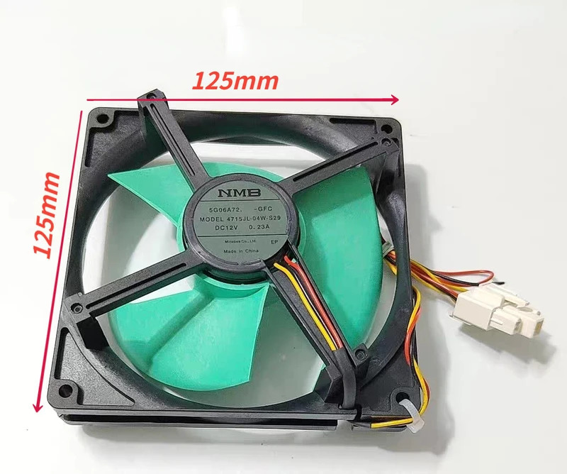 Panasonic Midea 冷蔵庫冷却ファン MODEF 4715JL-04W-S29 DC12V 0.23A 3 線式 互換部品