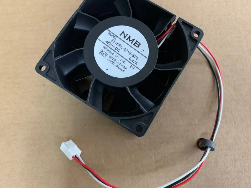 NMB-MAT 3115RL-07W-B79 48V 0.43A 3-WIRE 80×80×38mm 冷却ファン