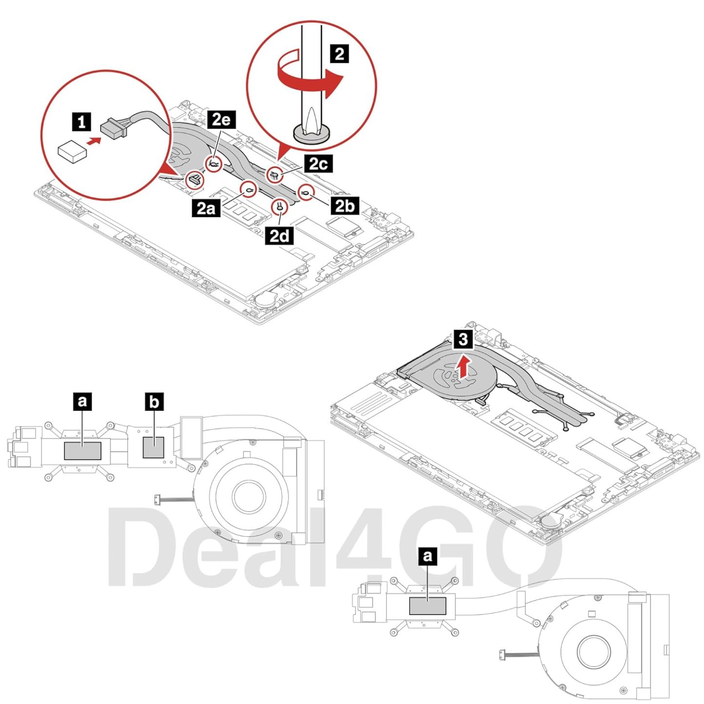 Lenovo ThinkPad T14 P14s Gen1/2 AMD CPU クーリングファン & ヒートシンク 5H41B77187 DC5V 0.5A 新品 速達