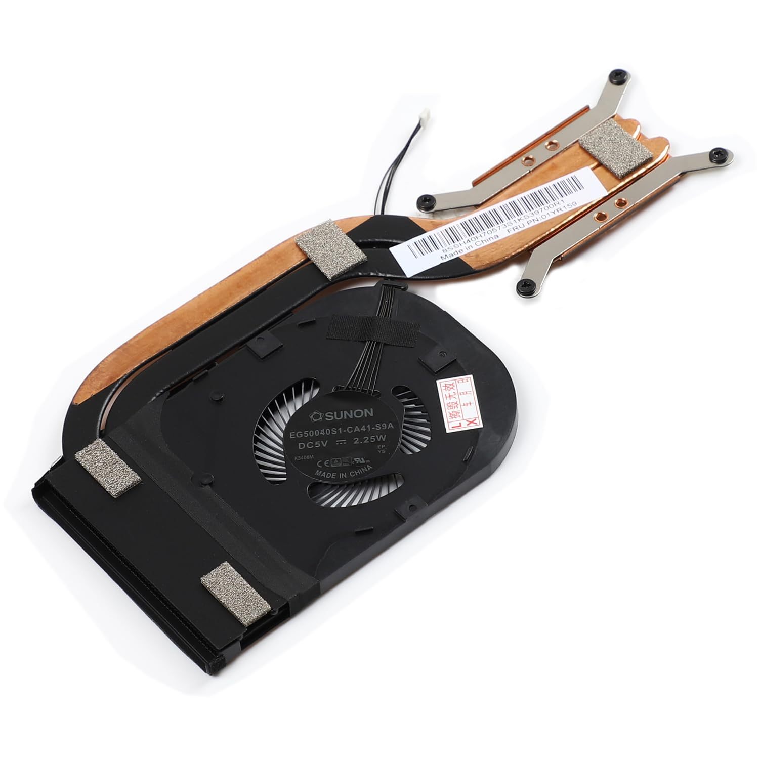 Lenovo ThinkPad X1 Carbon 6th Gen 2018 CPU クーリングファンヒートシンク EG50040S1-CA41-S9A 互換品 品質保証付き-CPUファン販売店