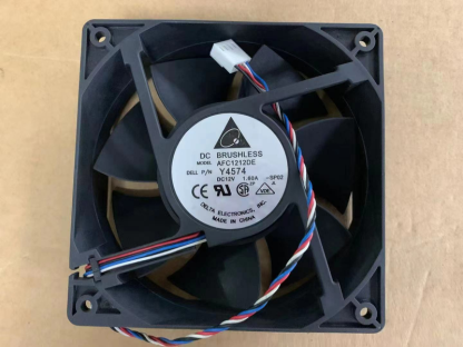 Delta AFC1212DE-SP02 12cm 12V 1.6A 4線式 PWM サーモスタット ボールファン