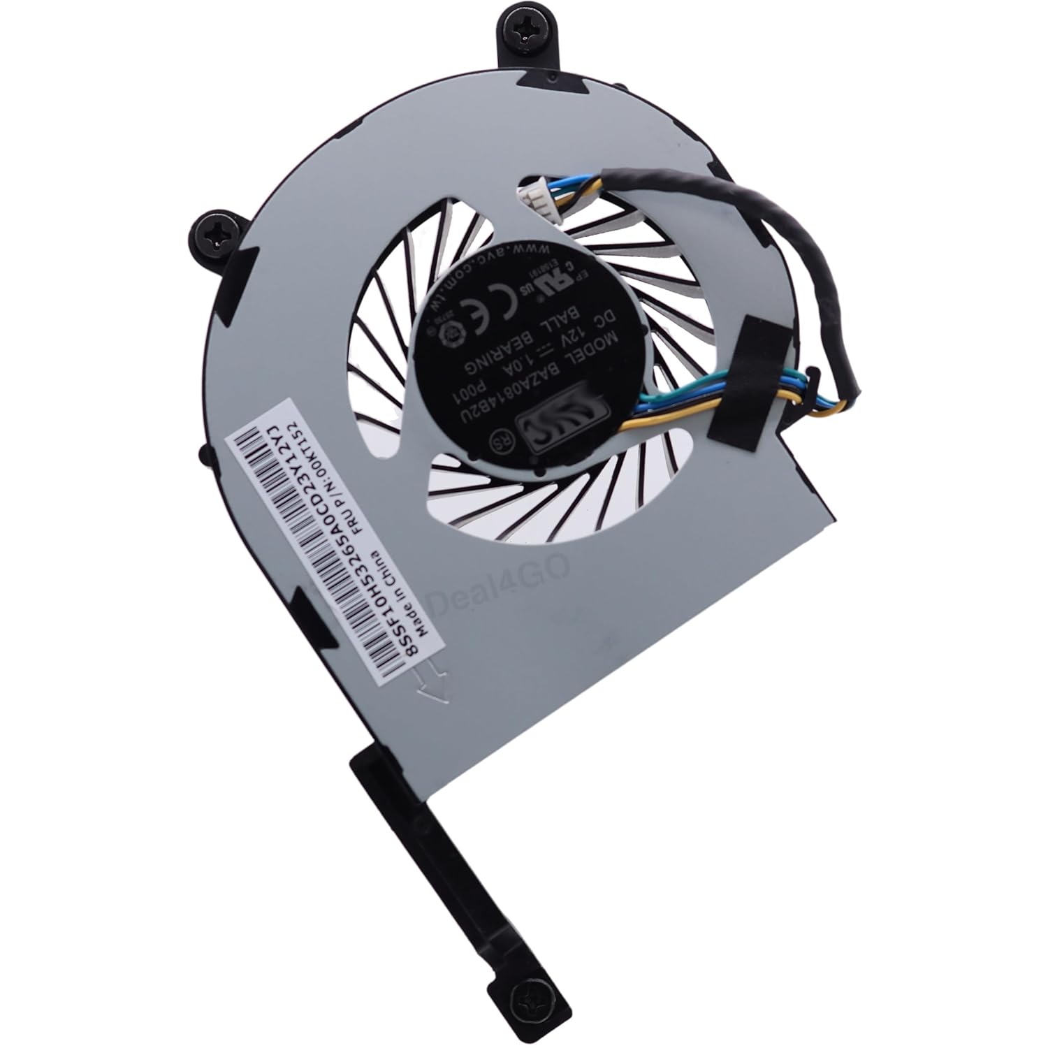 Lenovo ThinkCentre Tiny 3 M900/M700 冷却ファン 00KT152 BAZA0814B2U DC12V 1A 4-WIRE 新品互換-CPUファン販売店