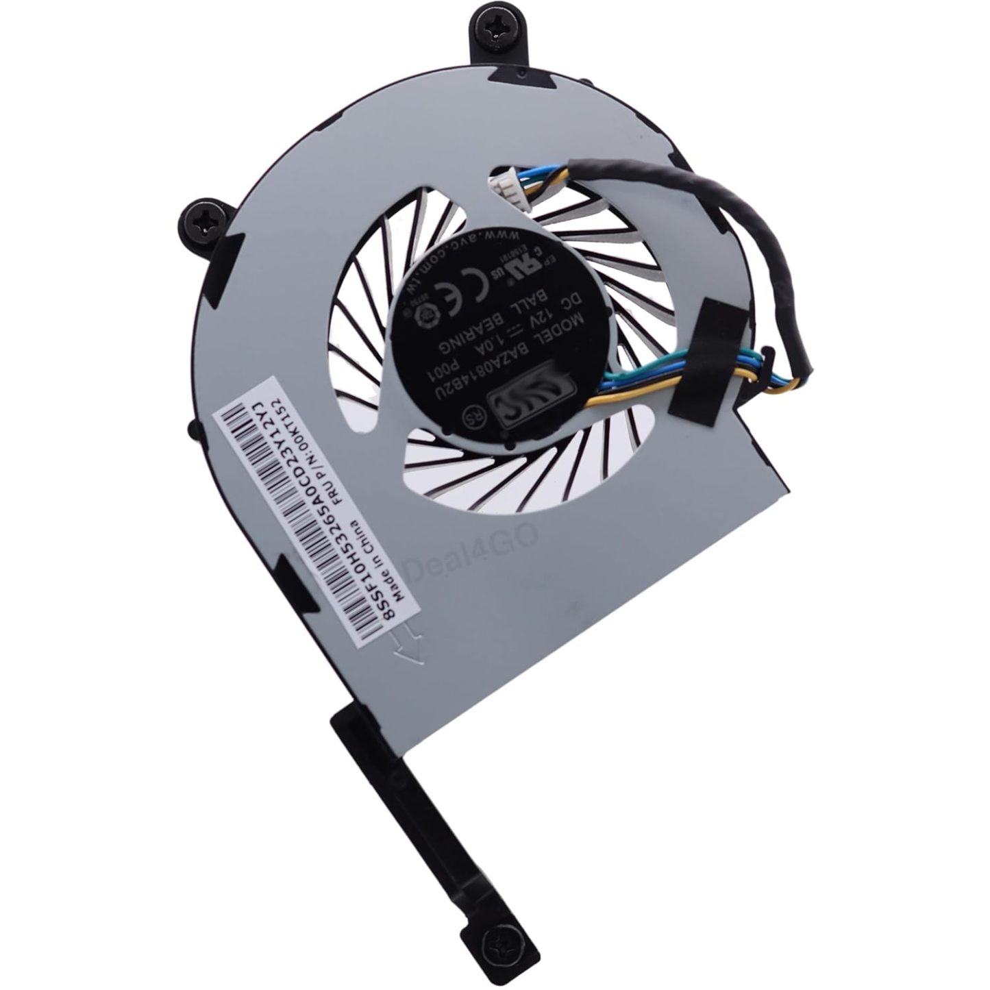 Lenovo ThinkCentre Tiny 3 M900/M700 冷却ファン 00KT152 BAZA0814B2U DC12V 1A 4-WIRE 新品互換-CPUファン販売店