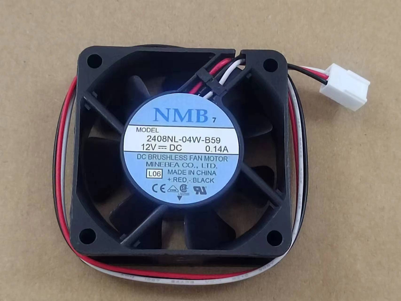 NMB-MAT 2408NL-04W-B59 ファン 60×60×20mm 3 線 12V 0.14A