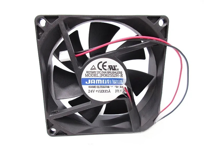 Jamicon JF0825S2H サーバースクエアファン DC24V 0.15A 80×80×25mm 2Pin 新品 12 ヶ月保証 激安