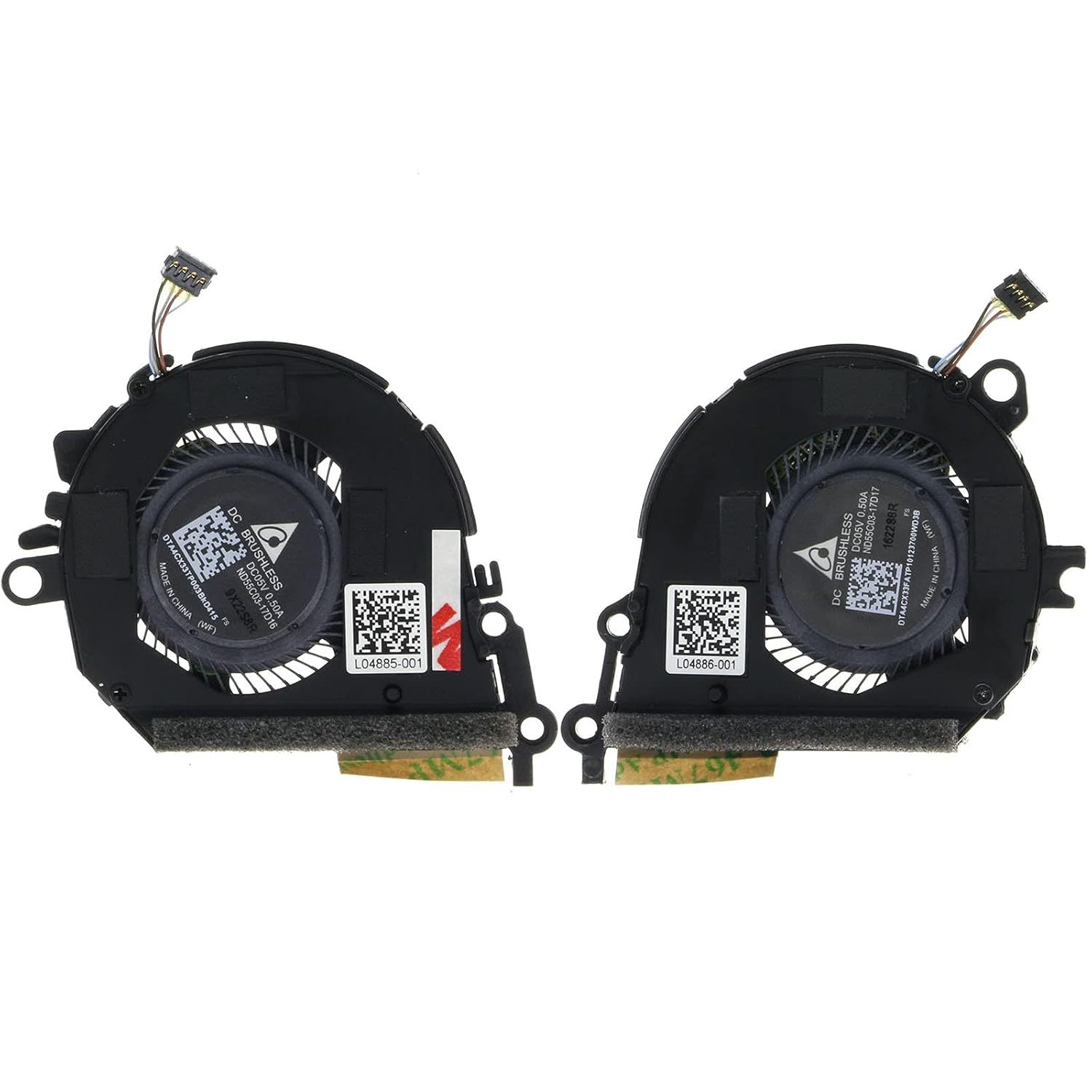 HP 13" Spectre X360 13-AP/13-AE 等 Genuine CPU 冷却ファン L04885-001 L04886-001 高品質即納