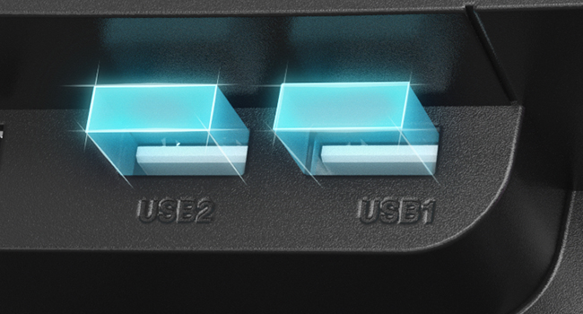 Dual USB Ports