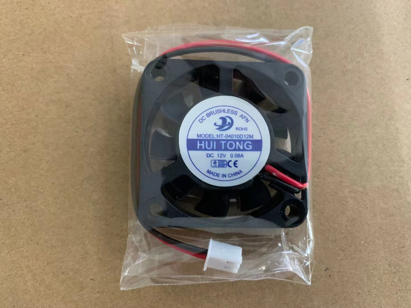 HUI TONG HT-04010D12M DC12V 0.08A 4CM 2-wire 冷却ファン 高効率放熱用