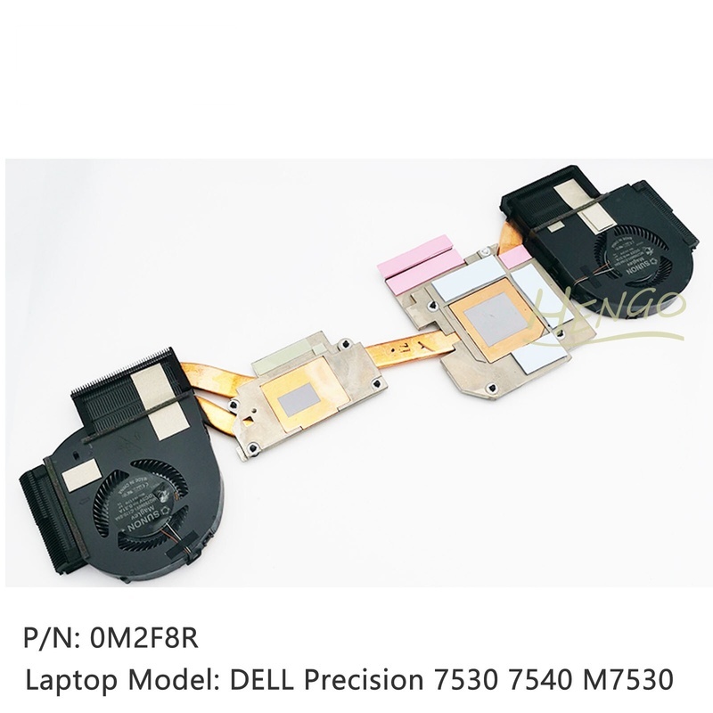DELL Precision 7530 7540 M7530 CPU ファン ヒートシンクモジュール 0M2F8R 新品 12 ヶ月保証 激安