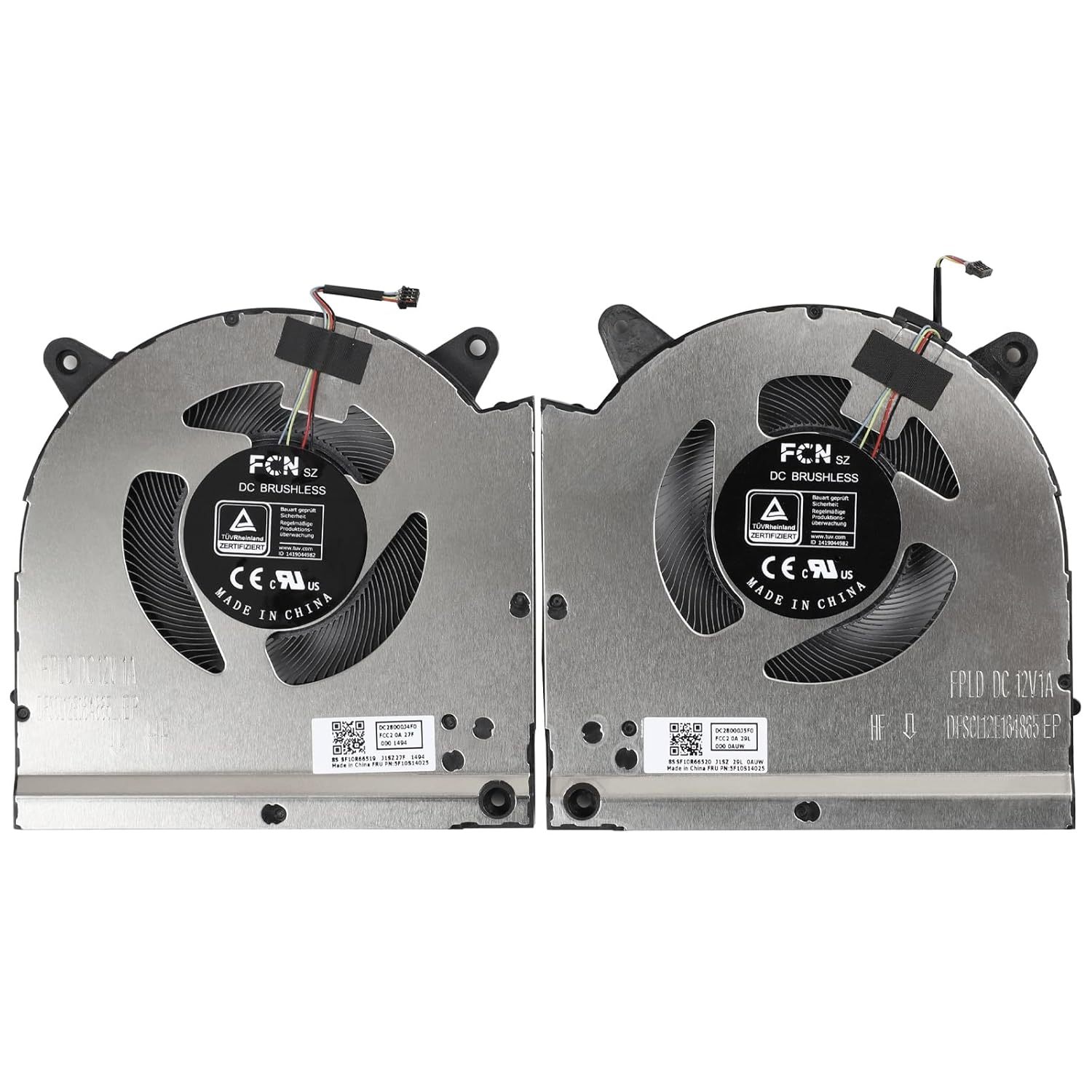 Lenovo Legion Y9000X/R9000X シリーズ専用 CPU+GPU クーリングファン 5F10S14025 など DC12V 1A 4-Pin 期間限定セール-CPUファン販売店