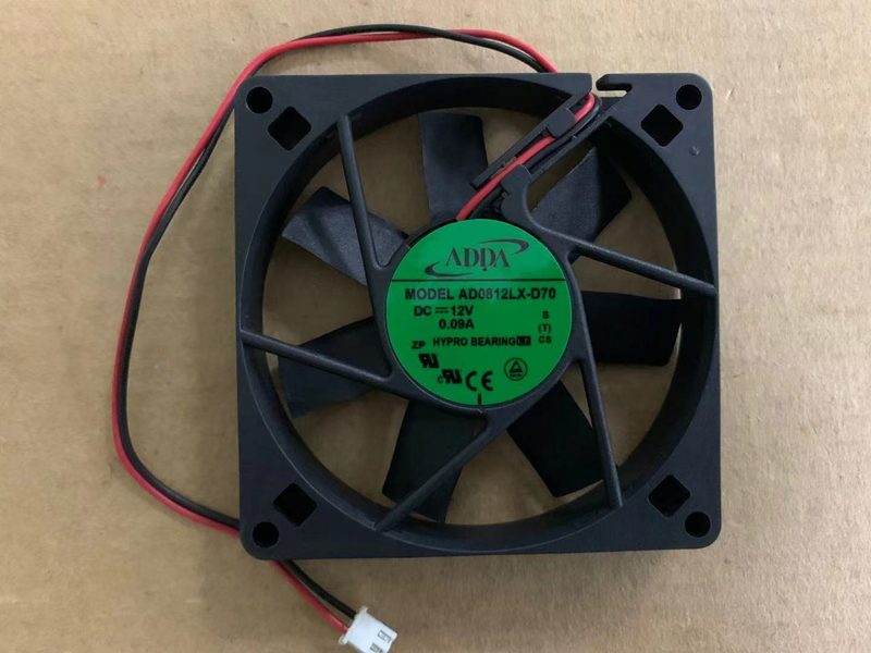 【2024 最安】ADDA 8015 AD0812LX-D70 8cm 12V 0.09A 2 線式 静音サーバー冷却ファン