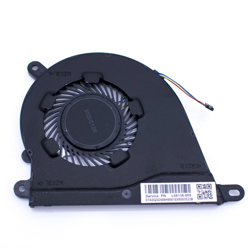 HP 15-DY/14-DQ/15-EF/14S-DQ/15S-FQ ノートパソコン CPU ファン L68136-005 DC5V 0.5A 4 線式 1 年保証付き-CPUファン販売店