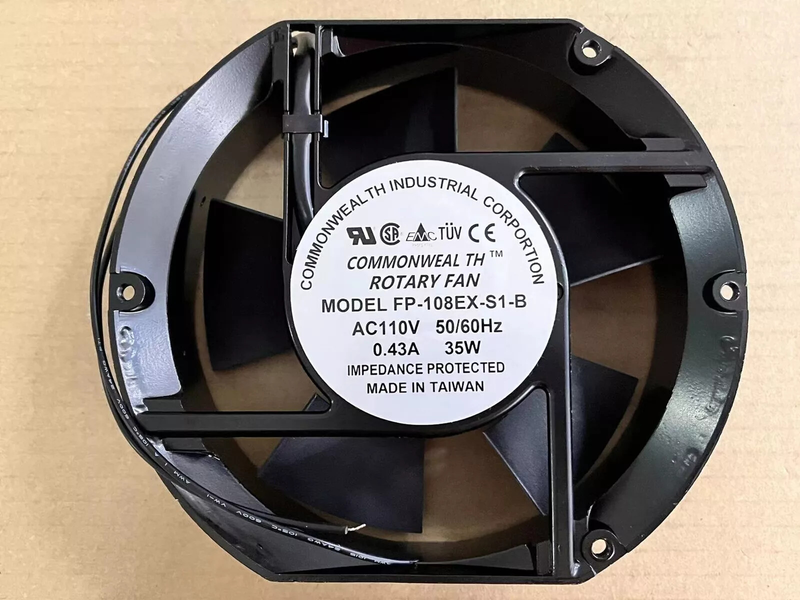 COMMONWEALTH ROTARY FAN FP-108EX-S1-B 冷却ファン AC110V 0.43A 35W Axial Fan 新品 12 ヶ月保証 激安​-CPUファン販売店