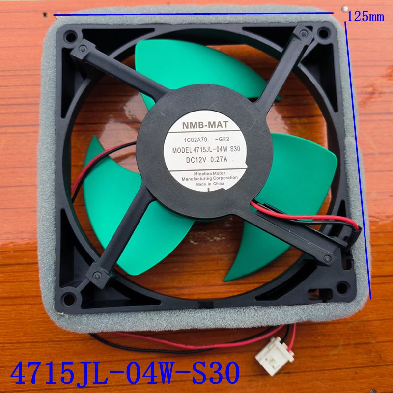 NMB-MAT 4715JL-04W-S30 冷蔵庫ファン DC12V 0.27A 2 線式｜Panasonic/Sharp 対応｜安価・高品質・30 日無理由返品・安心保証
