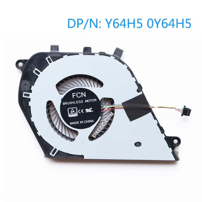 FCN Y64H5 0Y64H5 冷却ファン 0.5A 4-Wire Dell Inspiron 15 7573/7570 用 新品 12 ヶ月保証 激安