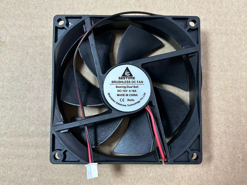 GOSTIME 9225 冷却ファン ダブルボールベアリング ブラシレス DC12V 0.16A 9CM