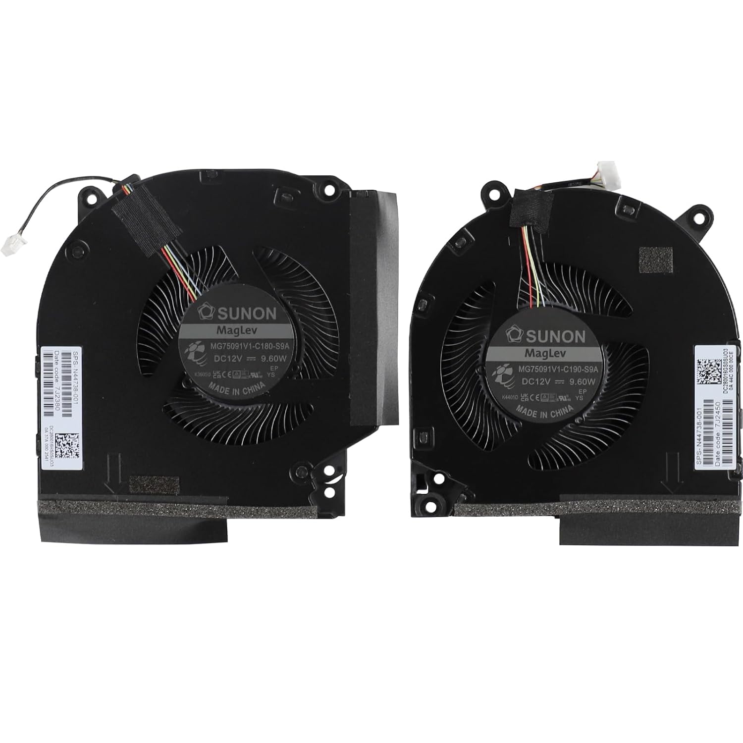 HP Victus 9 16-R CPU+GPU クーリングファン N44738-001 JPR60/JPP67 12V 9.60W 静音 全新品-CPUファン販売店