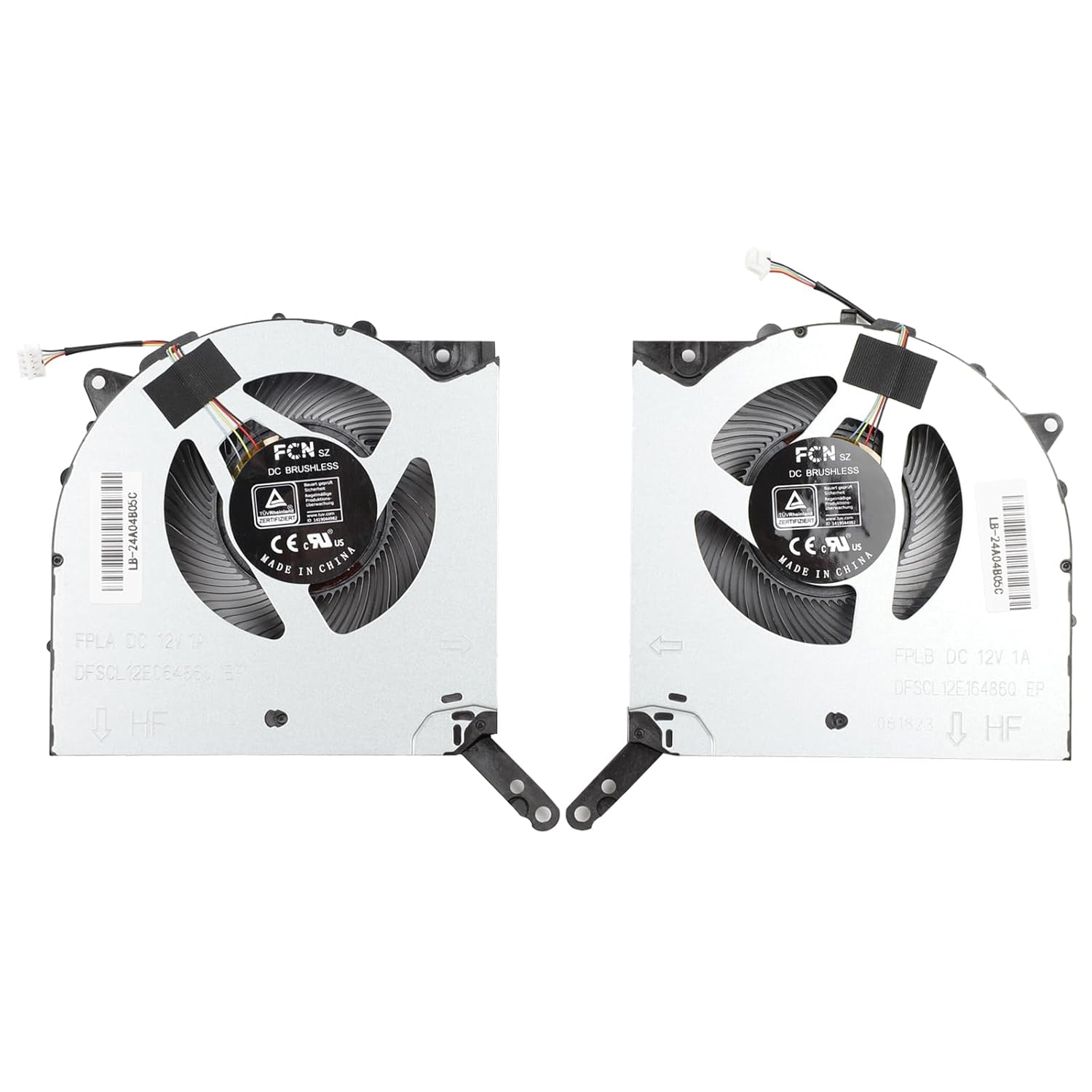 Lenovo Legion Pro 5 16ARH7H 15IAH7H 16IAH7 R9000P Y9000P Gen7 CPU+GPU クーリングファン FCN FPLA DC12V 1A 4 ピン 新品 速達