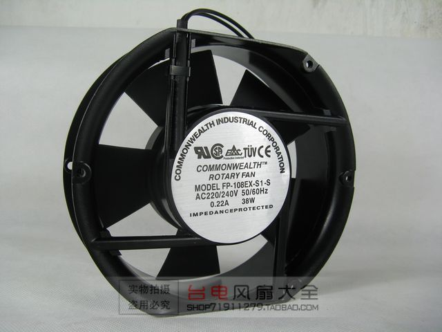 Commonwealth FP-108EX-S1-S Rotary 冷却ファン AC220/240V 50/60HZ 新品 12 ヶ月保証 激安