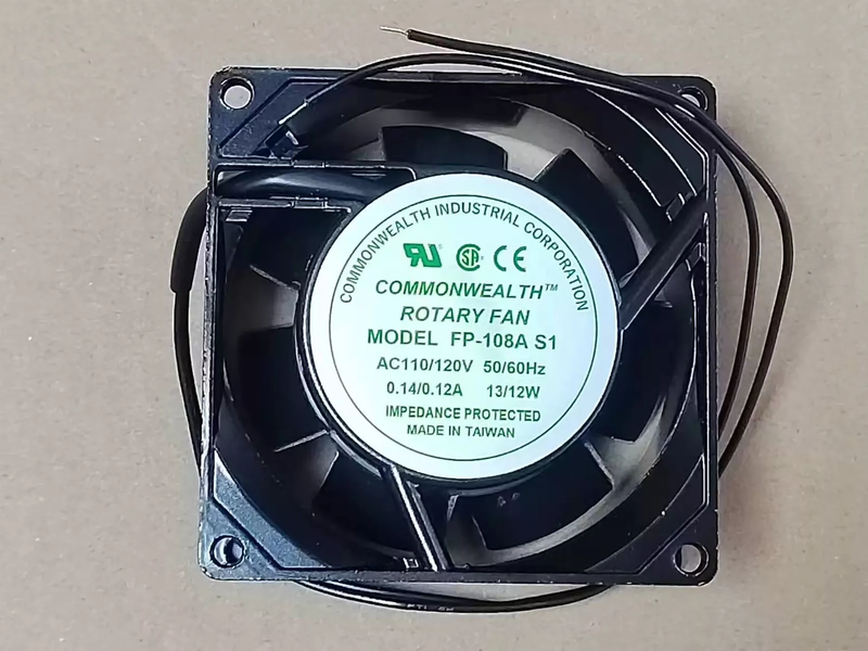 Commonwealth ROTARY FAN FP-108A S1 808038MM 冷却ファン AC110/120V 新品 12 ヶ月保証 激安​-CPUファン販売店