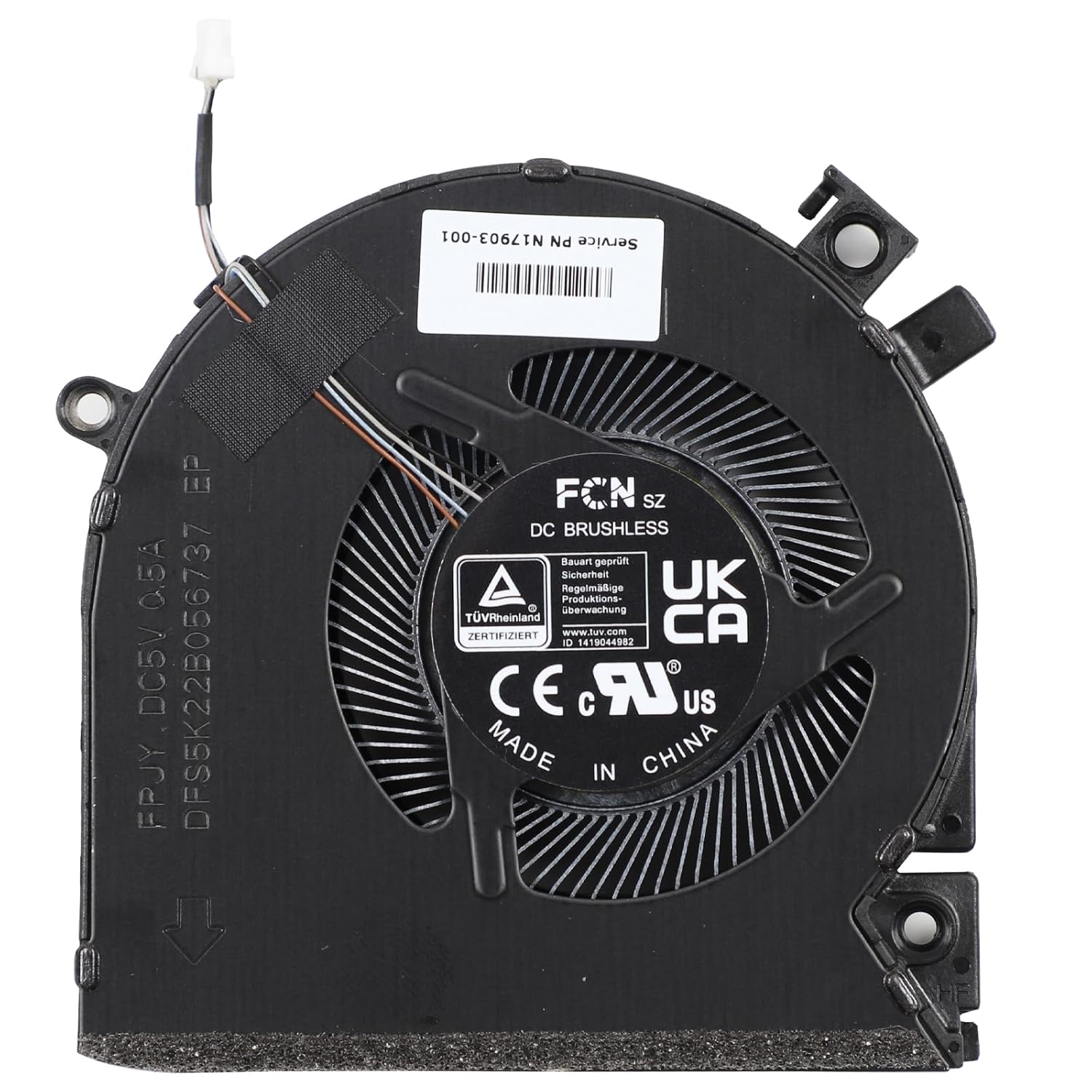 HP Victus 15-FA/15-FB シリーズノートパソコン用 DFS5K22B056737 ファン 5V 2.5W 4 ピン エアコーリング 特価販売！