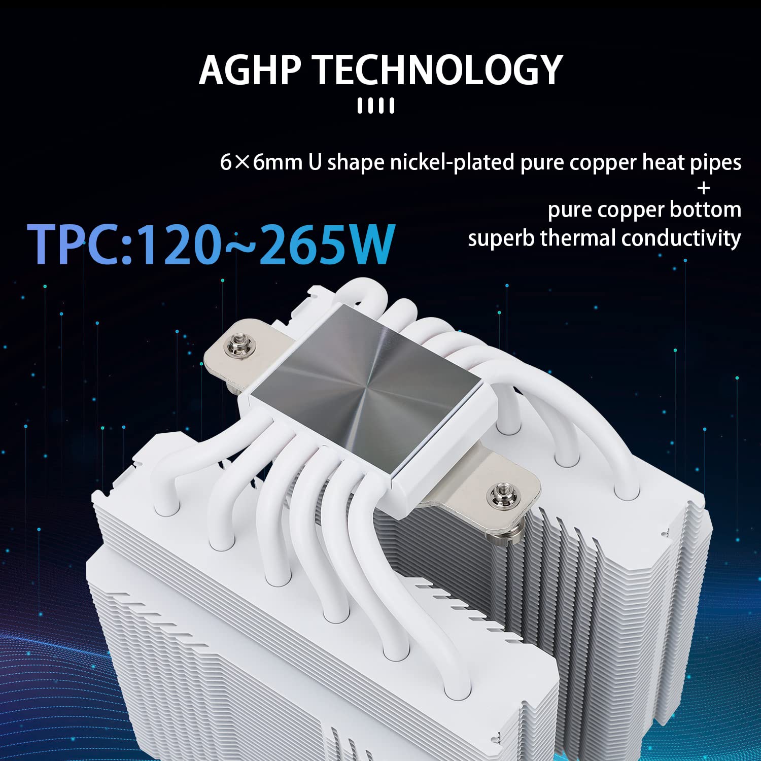 Thermalright Peerless Assassin 120 SE ARGB ホワイト CPU 空冷クーラー 6 熱管 デュアル 120mm TL-C12CW-S PWM ファン AGHP 技術 安価・品質優れ・30 日無理由返品
