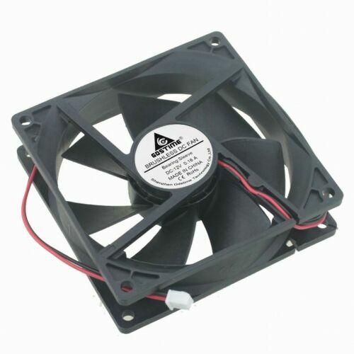 GOSTIME 9225 冷却ファン ダブルボールベアリング ブラシレス DC12V 0.16A 9CM