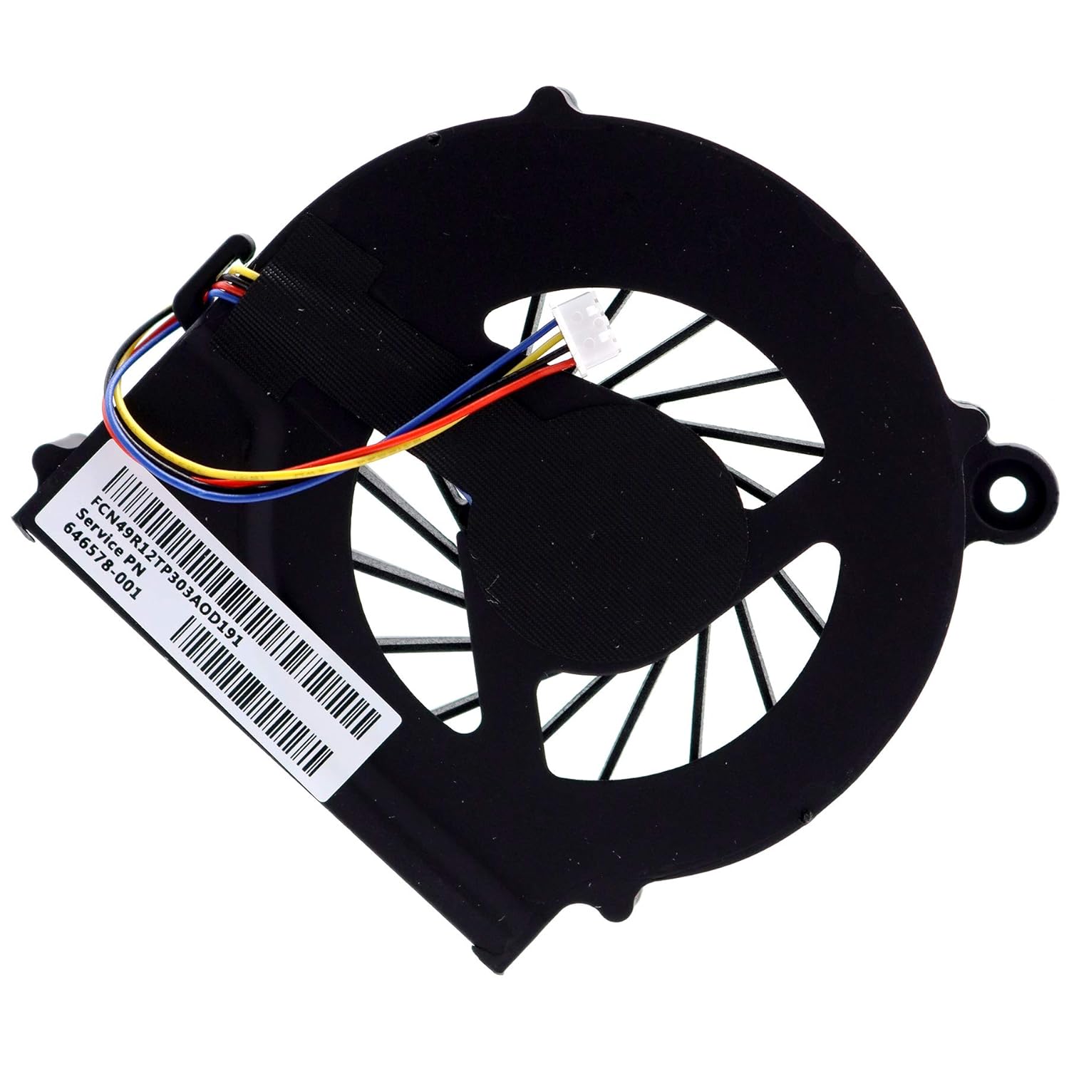 HP G4 G6 G7 G42 CQ42 等 CPU クーリングファン 646578-001 DC5V/0.5A 4 ピン 4 線式 高品質交換用 即納可能
