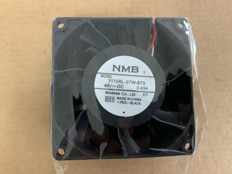 NMB-MAT 3115RL-07W-B79 48V 0.43A 3-WIRE 80×80×38mm 冷却ファン