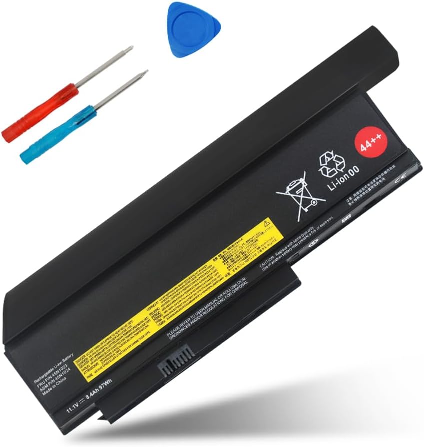 45N1029 45N1028 44++ Laptop Battery Compatible with Lenovo ThinkPad X220 X230 X220i X220S X230i Series 45N1022 45N1019 45N1023 45N1025 45N1027 0A36306 0A36307 0A36305 0A36281 0A36282 0A36283 42T4863