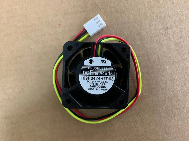 SANYO 109P0424H7D08 24V 0.08A 40×40×15mm 3Pin A90L-0001-0441 用冷却ファン
