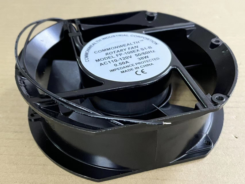 COMMONWEALTH FP-108EX-S1-B 110V 楕円形冷却ファン Ball bearing 172x150x51mm 2wire 新品 12 ヶ月保証 激安