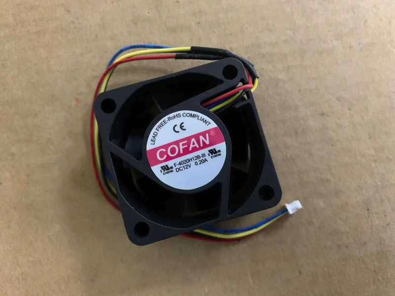 COFAN F-4020H12B-III 40×40×20mm シャーシ冷却ファン 12V 0.20A 省エネ 新品 12 ヶ月保証 激安-CPUファン販売店