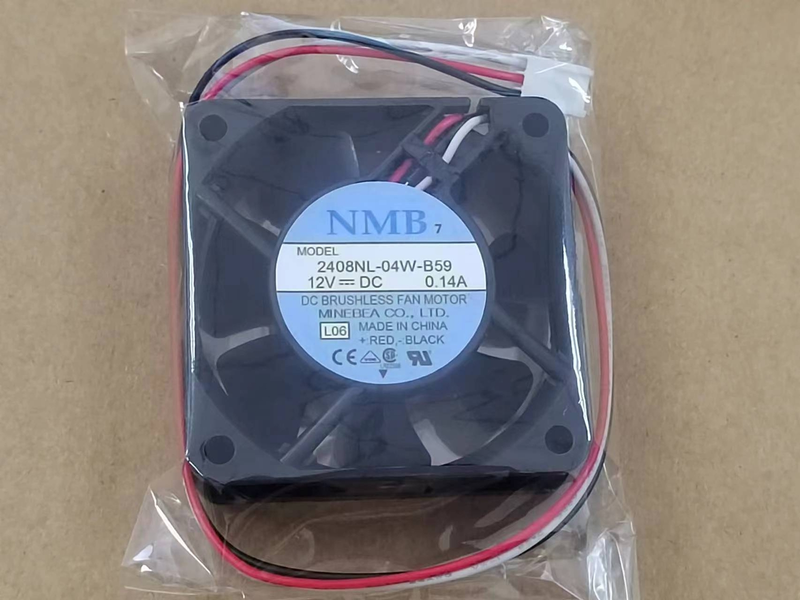 NMB-MAT 2408NL-04W-B59 ファン 60×60×20mm 3 線 12V 0.14A