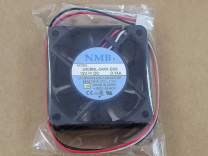 NMB-MAT 2408NL-04W-B59 ファン 60×60×20mm 3 線 12V 0.14A