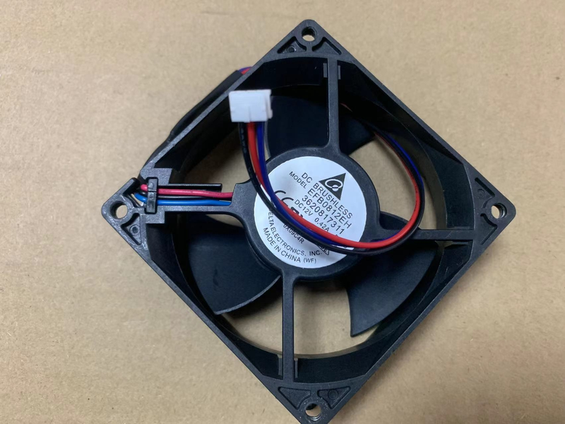 Delta 産業用冷却ファン EFB0812EH 80×80×25mm 12V 0.42A 3Pin 長寿命モータ