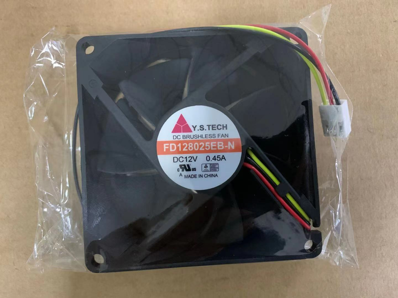 Y.S.TECH FD128025EB-N 8025 12V 0.45A 3-wire 3pin チャシス電源冷却ファン