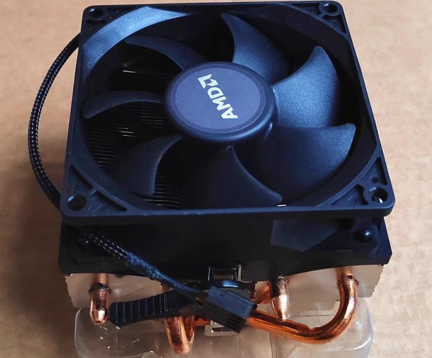 AMD AM2/AM3/AM4/FM/AM5 対応クーラー AVC 9225 純銅ベース 4 ヒートパイプ 9cm 双玉軸受静音温度制御 全新純正新品 DC12V 0.50A 4-Wire AVC DS09225B12H-P302