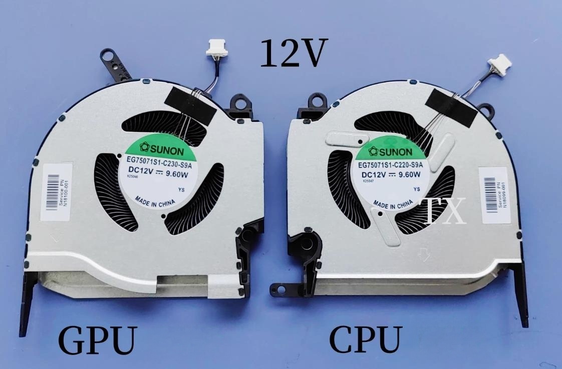 HP Omen 16-K 16-N 16T-K 16Z-N シリーズ CPU GPU クーリングファン DC12V 9.6W 4 線式 高品質 即納可能-CPUファン販売店