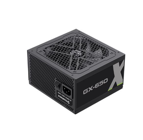 GAMEMAX 80+ Bronze Ultra-Stable Power Supply, Dual DC-DC Control, Smart 14cm Fan, Enhanced Heat Dissipation (GP SERIES)