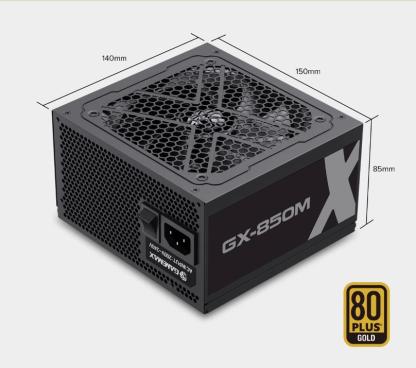GAMEMAX GX-750M/GX-850M 電源 750W/850W 金牌モジュラー電源 デスクトップ PC ケース用電源