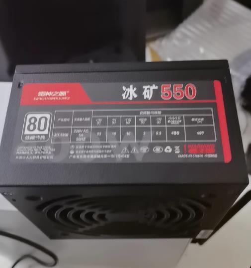 雷神之源 ATX-550 デスクトップ PC 交流電源 定格 400W ゲーミング GPU 対応 静音 新品 12 ヶ月保証 激安