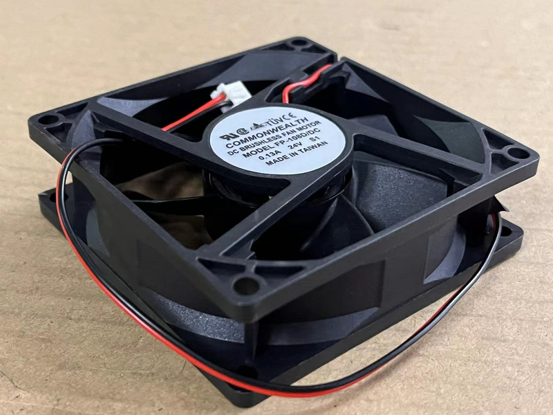 COMMONWEALTH FP-108D/DC S1 8025 8CM 正方形 DC 冷却ファン 24V 0.13A inverter 新品 12 ヶ月保証 激安​