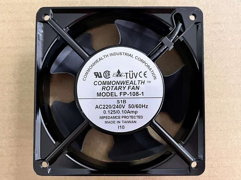 COMMONWEALTH FP-108-1 S1 B 12CM 12038 冷却ファン AC220/240V 新品 12 ヶ月保証 激安​